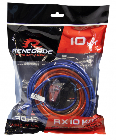 Kit cablu amplificator Renegade RX10KIT, 10 mm² [1]