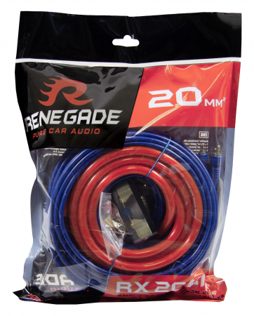 Kit cablu amplificator Renegade RX20KIT, 20 mm² [1]