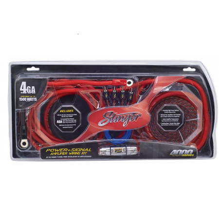 Kit Cabluri Amplificator - Kit cablu amplificator Stinger SK4641, 21 mm²