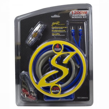 Kit Cabluri Amplificator - Kit cablu amplificator Stinger SS1200XS, 21 mm²