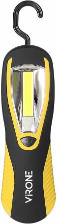 Lanterne - Lanterna de lucru ORNO VIRONE WL-7, LED COB, 3W, 200 lm, 3 x AA, galben/negru