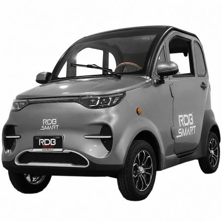 Mașini Electrice - Masina electrica RDB SMART PRO, 1600W, 25 km/h, aer conditionat, fara permis, Gri
