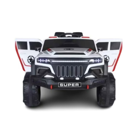 MASINUTA ELECTRICA PENTRU COPII RDB-7688 TIP SUV SUPER CU 4 MOTOARE 390W, 2 LOCURI, 12V7AH, ROTI EVA, ALB [1]