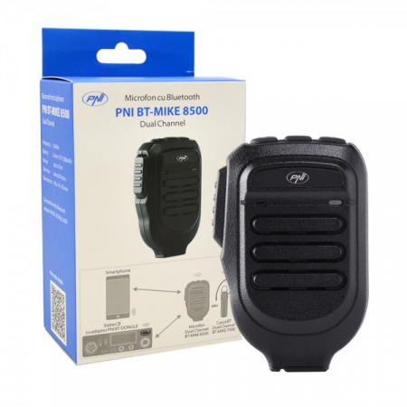 Accesorii statii radio - Microfon cu bluetooth PNI BT-MIKE 8500 dual channel compatibil cu PNI BT-DONGLE 8001 si orice telefon mobil cu BT