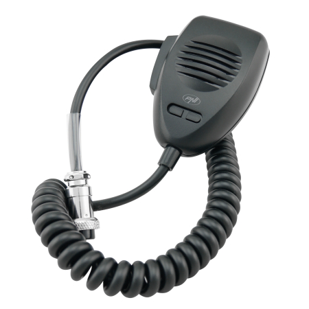 Microfon PNI CDS06 tip condenser cu 6 pini pentru statie radio CB, compatibil cu statii CB President, Midland, Albrecht [1]