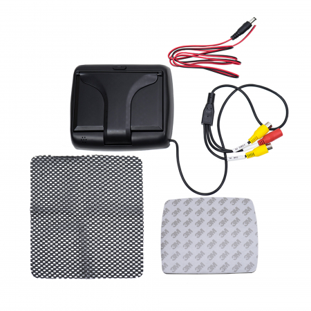 Monitor auto PNI MA432, ecran color 4.3 inch, pliabil, 12V, intrare video pentru camera mers inapoi [4]