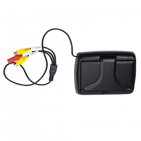 Monitor auto PNI MA432, ecran color 4.3 inch, pliabil, 12V, intrare video pentru camera mers inapoi [5]