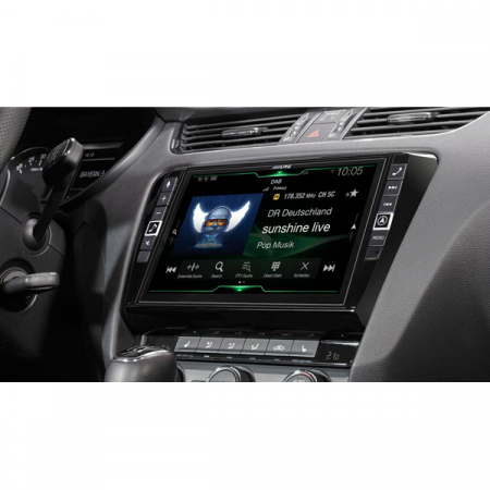 Multimedia dedicata pentru Skoda Octavia3, Alpine I902D-OC3, 4x50W, FM, USB, GPS, Bluetooth, IPod/IPhone, Android, display de 9" [1]