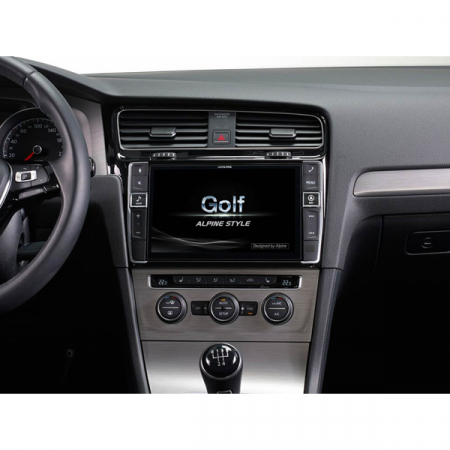 Camere auto - Multimedia dedicata pentru Volkswagen Golf 7, Alpine I902D-G7, 4x50W, FM, USB, Bluetooth, IPod/IPhone, Android, display de 9"