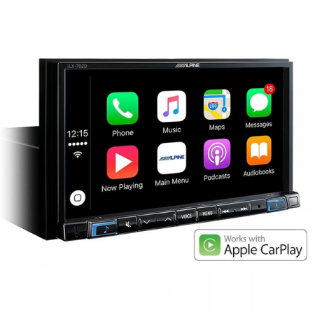Multimedia player Alpine ILX-702D, 4x45W, FM, USB, Aux, Bluetooth, IPod/IPhone, Android [3]