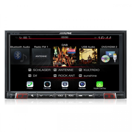 Playere multimedia 2DIN - Multimedia player Alpine INE-W710D, 4x50W, DVD, CD, FM, USB, Aux, Bluetooth, GPS, IPhone/IPod, Android
