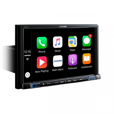 Multimedia player Alpine X802D-U, 4x50W, DVD, CD, FM, USB, Aux, Bluetooth, GPS, IPhone/IPod, Android [6]