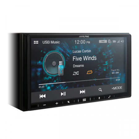 Multimedia player auto Alpine iLX-W650BT, 4x50W, FM, Bluetooth, USB, ecran 7'', compatibil iPod/iPhone, Android [1]