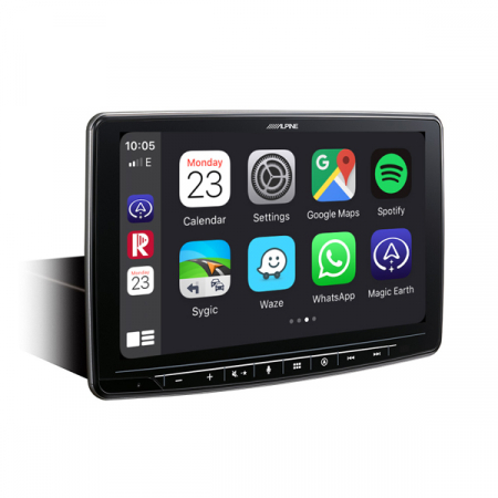 Multimedia player auto Alpine INE-F904D, 4x50W, FM, Bluetooth, USB, Aux, GPS, ecran 9'', compatibil iPod/iPhone, Android [3]