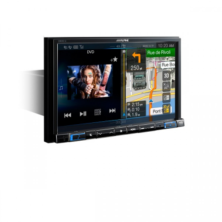Multimedia player auto Alpine X801D-U, 1 DIN, diagonala 8" , ecran touchscreen, Bluetooh , USB, Ipod/Iphone, DAB Tuner, navigatie GPS [4]