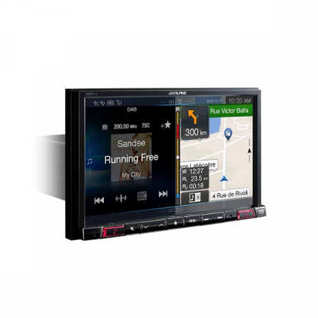 Multimedia player auto Alpine X801D-U, 1 DIN, diagonala 8" , ecran touchscreen, Bluetooh , USB, Ipod/Iphone, DAB Tuner, navigatie GPS [6]