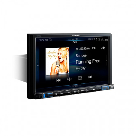 Multimedia player auto Alpine X801D-U, 1 DIN, diagonala 8" , ecran touchscreen, Bluetooh , USB, Ipod/Iphone, DAB Tuner, navigatie GPS [7]