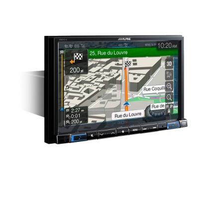 Multimedia player auto Alpine X801D-U, 1 DIN, diagonala 8" , ecran touchscreen, Bluetooh , USB, Ipod/Iphone, DAB Tuner, navigatie GPS [1]