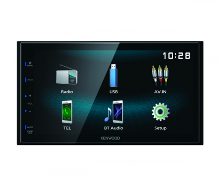 Playere multimedia 2DIN - Multimedia player auto Kenwood DMX120BT, 4x50W, FM, Bluetooth, USB, Aux, ecran 6.8'', compatibil Android