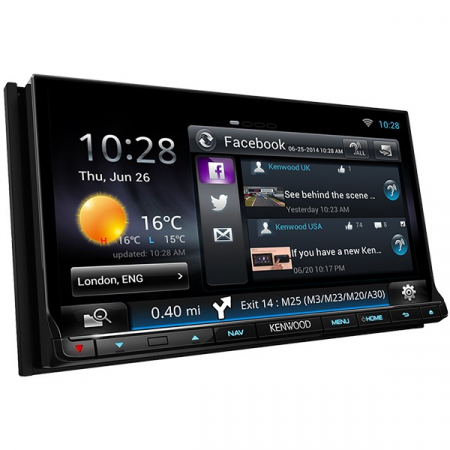 Multimedia player auto Kenwood DNN-9250DAB, 2DIN, ecran 7", USB , AUX, SD, WiFi, Bluetooth, Touchscreen, 4x50W RMS [2]