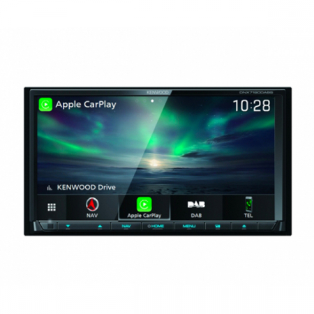 Multimedia player auto Kenwood DNX7190DABS, 4x50W, FM, DVD, CD, USB, Bluetooth, GPS, ecran 7", Android, iPhone/iPod [3]
