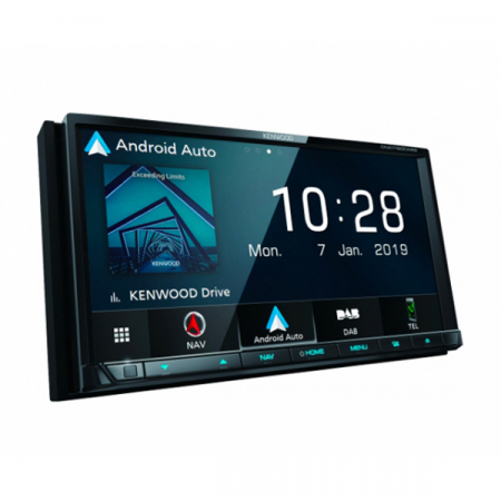 Multimedia player auto Kenwood DNX7190DABS, 4x50W, FM, DVD, CD, USB, Bluetooth, GPS, ecran 7", Android, iPhone/iPod [6]