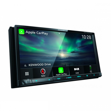 Multimedia player auto Kenwood DNX7190DABS, 4x50W, FM, DVD, CD, USB, Bluetooth, GPS, ecran 7", Android, iPhone/iPod [1]