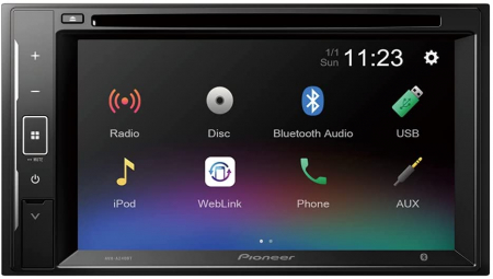 Multimedia player auto Pioneer AVH-A240BT, 4x50W, DVD/CD, FM, Bluetooth, USB, Aux, ecran LCD 6.2'', compatibil iPod/iPhone, Android [1]