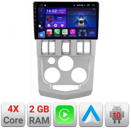 Playere multimedia 2DIN - Navigatie dedicata Dacia Logan 1 2003-2010 B-logan 2+32 GB Android Auto Apple CarPlay Internet Youtube Navigatie Radio USB