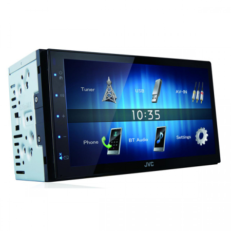 Multimedia player JVC KWM24BT, 4x50W, FM, USB, Bluetooth, ecran LCD 6.8", iPod/iPhone [3]