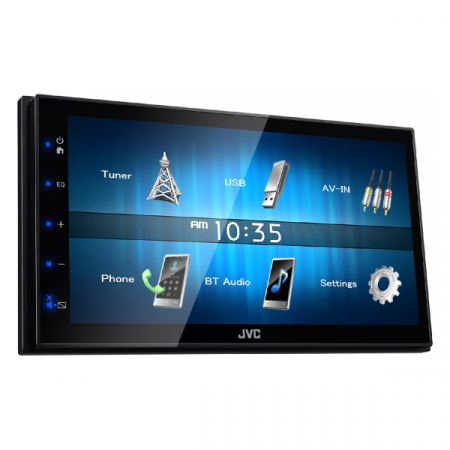 Multimedia player JVC KWM24BT, 4x50W, FM, USB, Bluetooth, ecran LCD 6.8", iPod/iPhone [1]