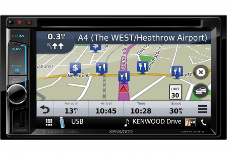 Multimedia player Kenwood DNX-5170BTS, 4x50W, DVD, CD, FM, USB, Bluetooth, IPod/IPhone, Android, ecran de 6.2" [6]
