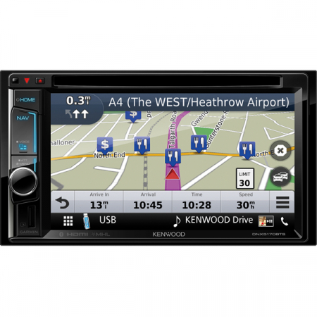 Multimedia player Kenwood DNX-5170BTS, 4x50W, DVD, CD, FM, USB, Bluetooth, IPod/IPhone, Android, ecran de 6.2" [10]