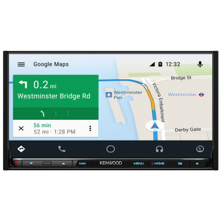 Multimedia player Kenwood DNX-8160DABS, 4x50W, DVD, CD, FM, USB, Aux, SD card, Bluetooth, IPod/IPhone, Android, GPS, ecran de 7" [3]