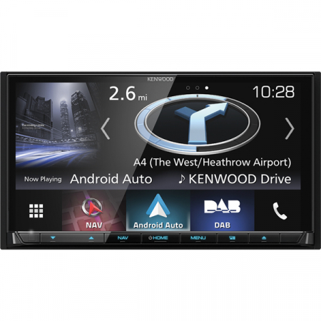 Playere multimedia 2DIN - Multimedia player Kenwood DNX-8170DABS, 4x50W, DVD, CD, FM, USB, SD card, Bluetooth, IPod/IPhone, Android, GPS, ecran 7"