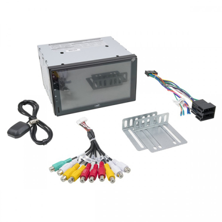 Multimedia player PNI A8020 HD, 4x45W, DVD, FM, USB, SD card, Aux, Bluetooth, ecran LCD [1]