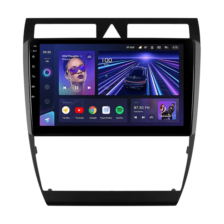 Camere auto - Navigatie auto Teyes CC3, AUDI A6 C5 1997-2004, 4G, Wi-Fi, 4+64GB, 9" QLED, Octa-Core 1.8Ghz, Android, Bluetooth 5.1, DSP