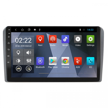Camere auto - Navigatie dedicata Audi A3 2004 - 2014, Edotec EDT-E309, FM, Bluetooth, GPS, Wi-Fi, Android 9