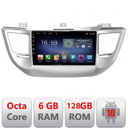 Camere auto - Navigatie dedicata HYUNDAI TUCSON F-546 Octa Core cu Android Radio Bluetooth Internet GPS WIFI DSP 6+128GB 4G