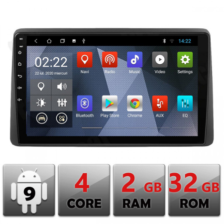 Navigatii dedicate - Navigatie dedicata pentru Dacia Duster 2019-, Edotec E310, Bluetooth,  FM,  GPS,  Wi-Fi,  Android 9.0