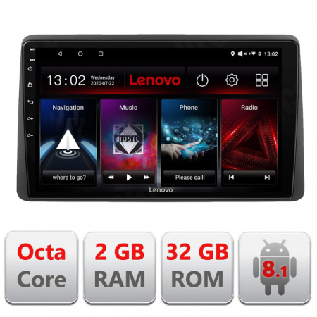 Navigatii dedicate - Navigatie dedicata pentru Dacia Duster 2019-,  Edotec E510,  Android 8.1,  Bluetooth,  FM,  GPS,  Wi-Fi