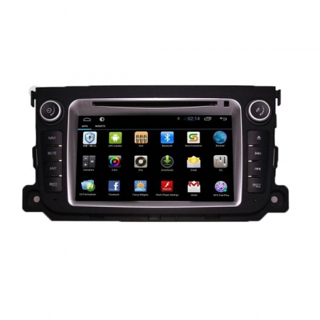 Camere auto - Navigatie dedicata pentru Smart Fortwo 2010 - , Edotec EDT-G087, Internet, sistem de operare Android