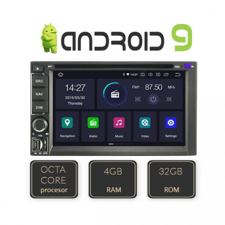 Navigatii dedicate - Navigatie dedicata pentru Volkswagen Transporter , Edotec EDT-G802-8core , DVD, GPS , Bluetooth, Wi-Fi,  Android 9.0