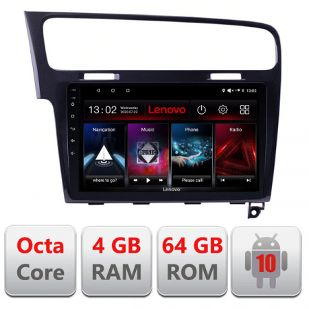 Camere auto - Navigatie dedicata pentru VW Golf 7, Edotec E510-PRO, FM, Bluetooth, DSP, Wi-Fi, Android 10, Octa Core