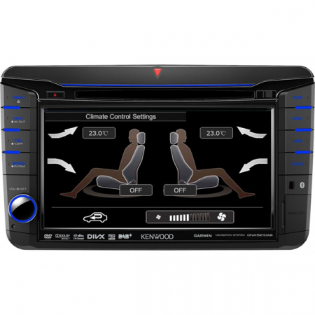 Navigatie dedicata pentru VW/Seat/Skoda, Kenwood DNX-525DAB, 4X50W, DVD, CD, FM, Bluetooth, USB, Slot card SD, navigatie Garmin [4]