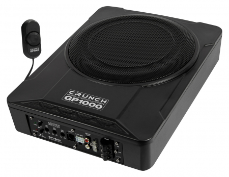 Subwoofere auto - Subwoofer auto activ Crunch GP1000, 25 cm, 100W RMS