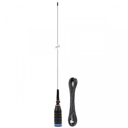 Pachet statie radio auto CB PNI Escort HP 6500, squelch automat + Antena CB PNI LED 2000 cu filet SO-239, lungime 90 cm [12]