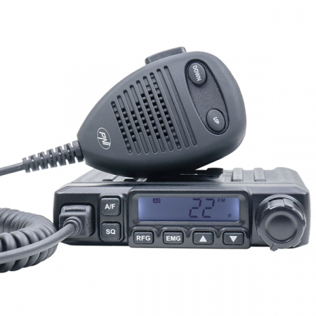 Pachet statie radio auto CB PNI Escort HP 6500, squelch automat + Antena radio CB PNI ML160 lungime 155cm + Baza magnetica [10]
