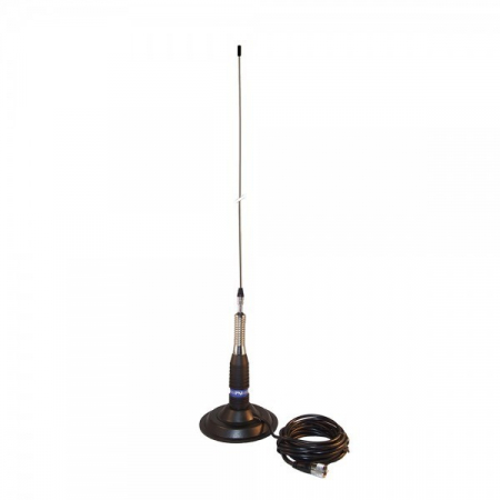 Pachet statie radio auto CB PNI Escort HP 8024 + Antena CB PNI ML160 lungime 155cm + Baza magnetica [2]