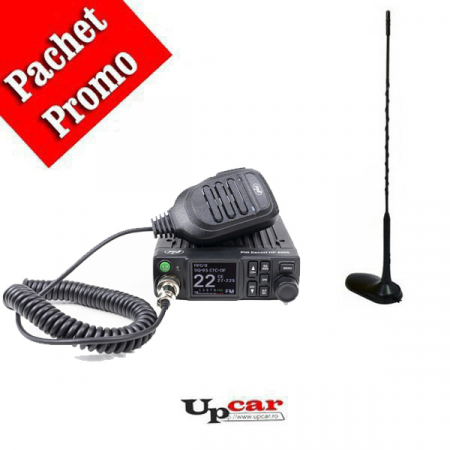 Statii radio auto CB - Pachet statie radio auto CB PNI Escort HP 8900 + Antena CB PNI Extra 45 lungime 45 cm + Baza magnetica